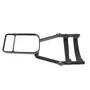 Froli Rétroviseur supplémentaire articulé voiture avec miroir d'angle mort orientable - Rétroviseur d'appoint réversible pour rétroviseur d'origine - Montage simple par courroies