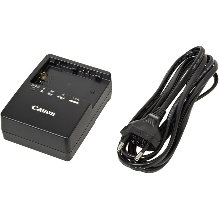 Canon LC-E6E Chargeur de batterie pour LP-E6, LP-E6N, LP-E6NH et LP-EL