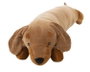Creaciones Llopis Peluche chien saucisse 60 cm - Jouet en peluche polyester pour enfants dès 3 ans