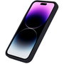 eSTUFF Coque silicone magnétique INFINITE ROME pour iPhone 15 Pro Max, Noir, protection anti-chute 2m, 81% matériaux recyclés, Compatible MagSafe