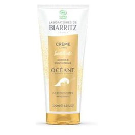 Biarritz - Crème Corps Illuminatrice Iridescente Bio Oceane 200 ml - Certifiée COSMOS ORGANIC - Hydratante et Nourrissante aux Actifs Marins - Parfum Iconnique