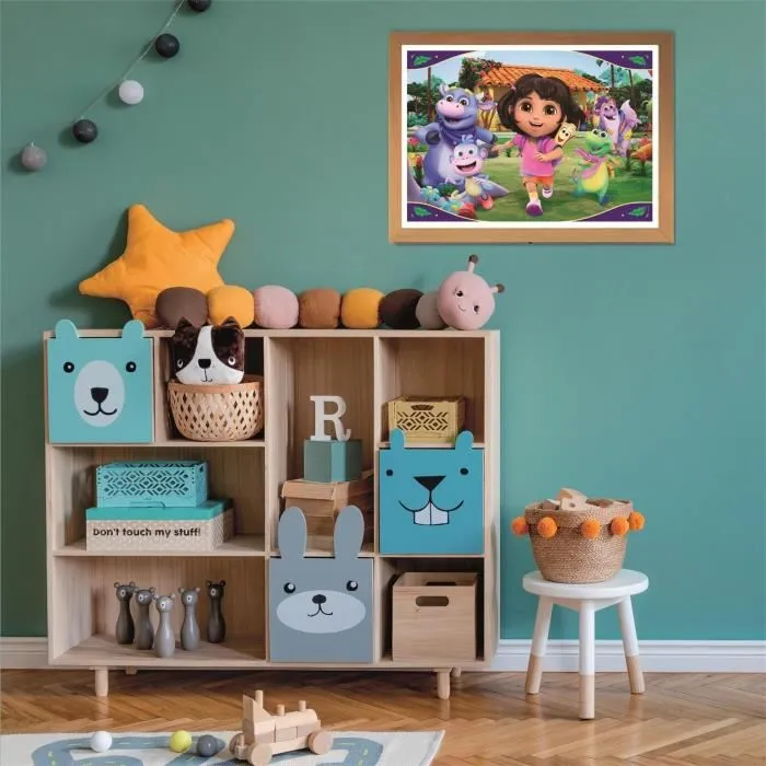 Clementoni - Puzzle Maxi 24 Pièces - Dora - 62 x 42 cm - Puzzle Éducatif et Captivant pour Enfants Dès 3 Ans