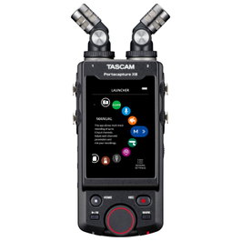 Tascam Portacapture X8 Enregistreur multiportable haute résolution 8 pistes 192 kHz/32 bit avec écran tactile et micros X/Y