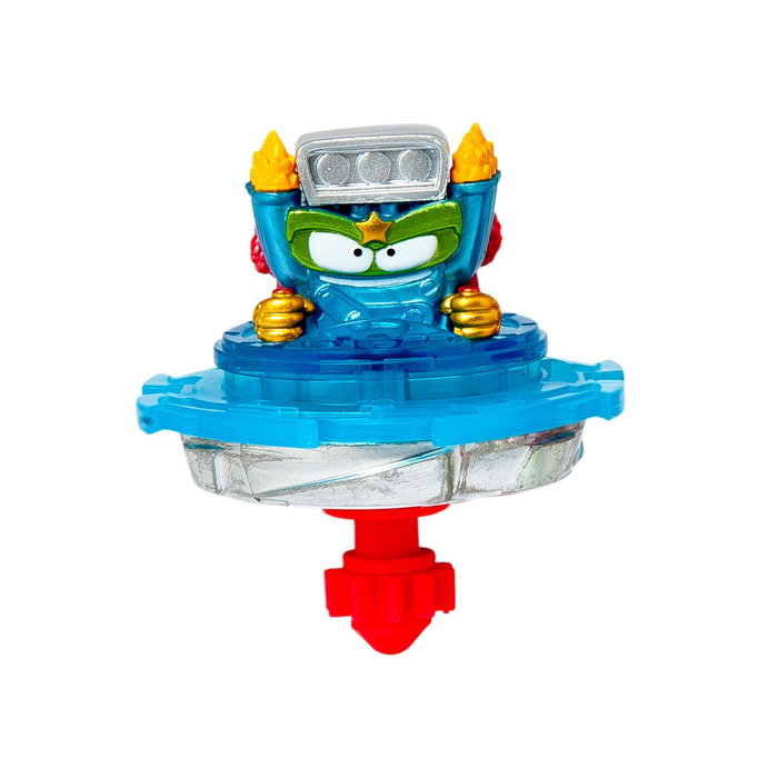 Magic Box SuperThings Kazoom Power Véhicule Turbo Spinner Hero Bleu