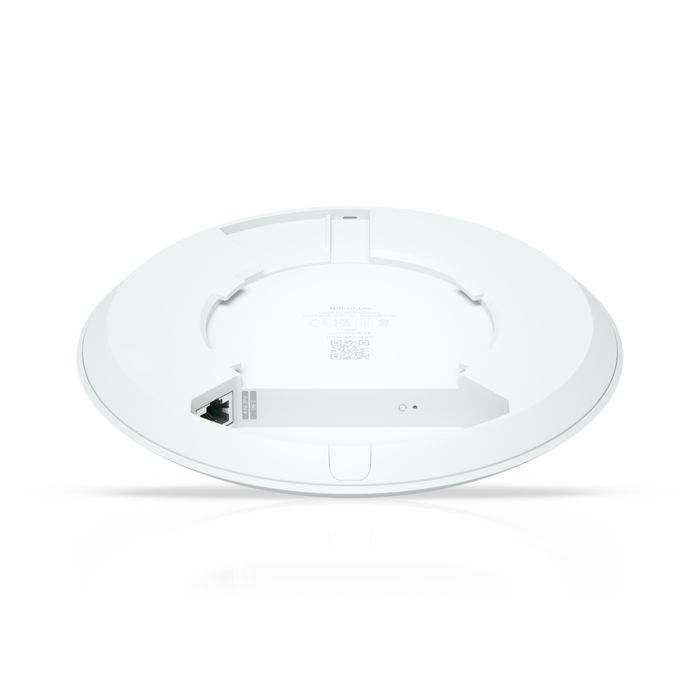 Ubiquiti Point d'Accès WiFi 7 Ceiling-Mount, 5 GHz, Couverture 115 m², Port 2.5 GbE RJ45 PoE+, 200+ Clients, Blanc