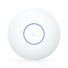 Ubiquiti Point d'Accès WiFi 7 Ceiling-Mount, 5 GHz, Couverture 115 m², Port 2.5 GbE RJ45 PoE+, 200+ Clients, Blanc