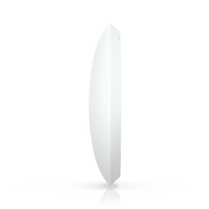 Ubiquiti Point d'Accès WiFi 7 Ceiling-Mount, 5 GHz, Couverture 115 m², Port 2.5 GbE RJ45 PoE+, 200+ Clients, Blanc