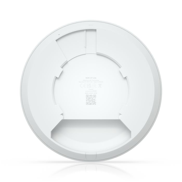 Ubiquiti Point d'Accès WiFi 7 Ceiling-Mount, 5 GHz, Couverture 115 m², Port 2.5 GbE RJ45 PoE+, 200+ Clients, Blanc