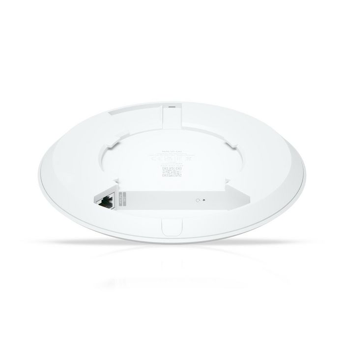 Ubiquiti Point d'Accès WiFi 7 Ceiling-Mount, 5 GHz, Couverture 115 m², Port 2.5 GbE RJ45 PoE+, 200+ Clients, Blanc