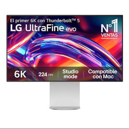 LG 32U990A-S Moniteur UltraFine 32 Pouces 6K IPS Black Thunderbolt 5 Écran Professionnel