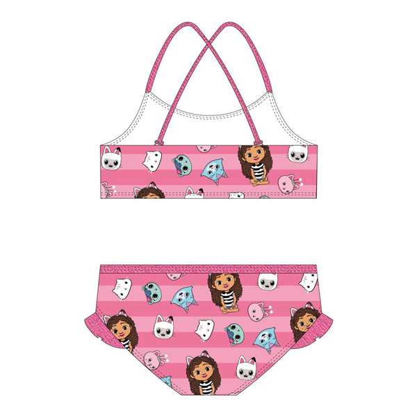 Gabby's Dollhouse Maillot de bain bikini pour fille, 4 ans, rose - Cerdà