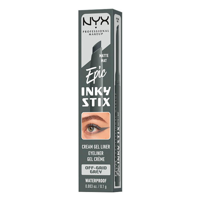 NYX Professional Make Up Epic Inky Stix Eyeliner crème gel waterproof #Off-Grid Gris 0,1 g