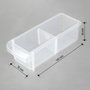 Workpro Organisateur empilable 12 tiroirs transparents noir et bleu, 295 x 195 x 160 mm en polypropylène