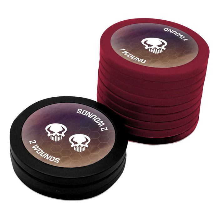 Heroscape Jetons Premium Wound Markers Heroscape Jetons Premium Wound Markers