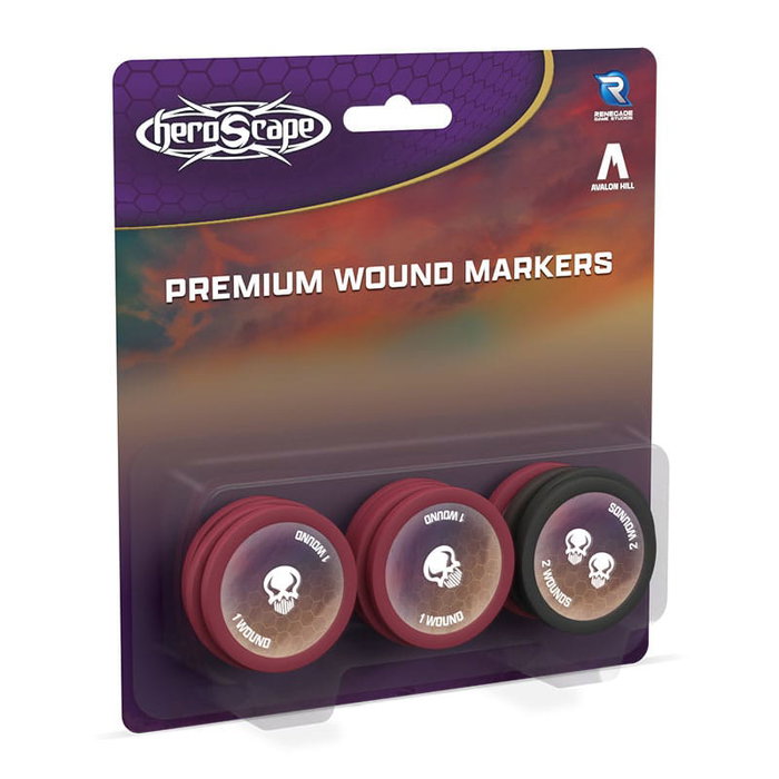Heroscape Jetons Premium Wound Markers Heroscape Jetons Premium Wound Markers
