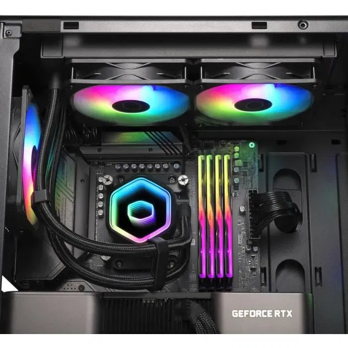 Cooler Master MLW-D36M-A18PA-R1 MasterLiquid 360 Core II ARGB - Kit de Watercooling All-in-One 360 mm - Radiateur profond - Compatibilité AMD AM5/AM4 & Intel LGA 1851/1700 Cooler Master MLW-D36M-A18PA-R1 MasterLiquid 360 Core II ARGB - Kit de Watercooling All-in-One 360 mm - Radiateur profond - Compatibilité AMD AM5/AM4 & Intel LGA 1851/1700