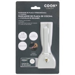 Cook Concept Lot de 5 raclettes pour vitrocéramique