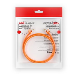 Hikvision Câble réseau CAT6 U/UTP 24AWG Cuivre 0,5 m Gris