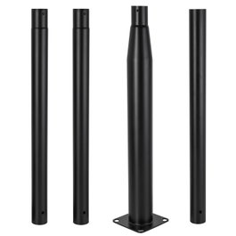 Colonne de farole noire démontable 4M