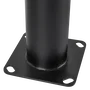 Colonne Lampadaire 4M Démontable Noir Aluminium Hauteur Réglable Base 150x150mm