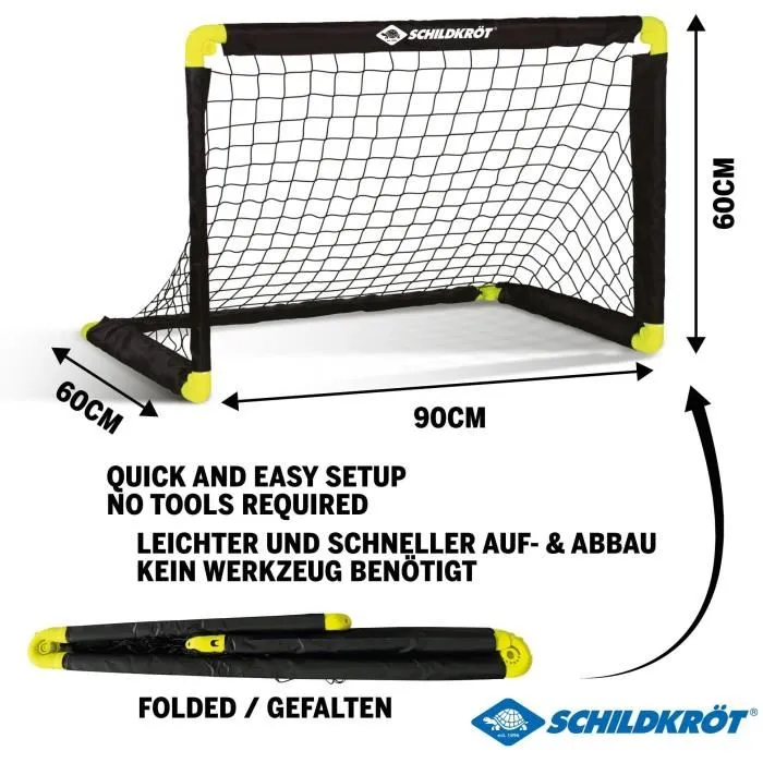 Schildkröt But de Football Pliable pour Débutants - Dimensions 90 x 60 x 60 cm - Léger 900 g Schildkröt But de Football Pliable pour Débutants - Dimensions 90 x 60 x 60 cm - Léger 900 g