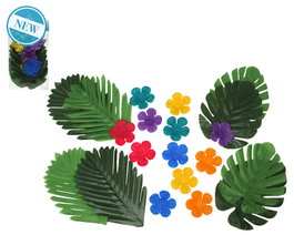 Colliers de fleurs hawaïennes multicolores (lot de 20 unités) inevitable