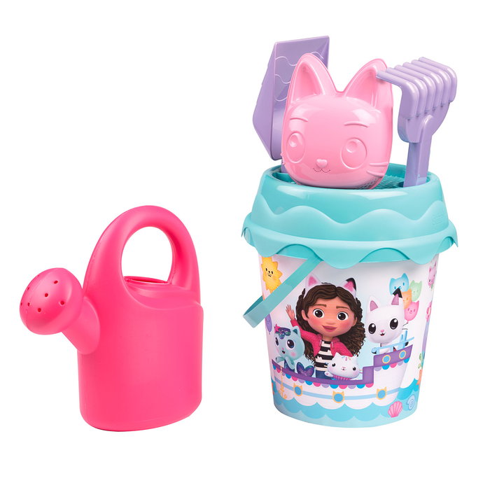 Smoby Mochila De Playa - La Casa De Gabby 7600862180 - Sac de plage et accessoires pour sable avec seau, arrosoir, tamis, râteau, pelle et moule - Jouet pour enfants +18 mois Smoby Mochila De Playa - La Casa De Gabby 7600862180 - Sac de plage et accessoires pour sable avec seau, arrosoir, tamis, râteau, pelle et moule - Jouet pour enfants +18 mois