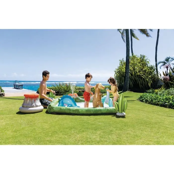 Intex INT1704461771176 Zona de juegos hinchable Dino Aventure Intex INT1704461771176 Zona de juegos hinchable Dino Aventure