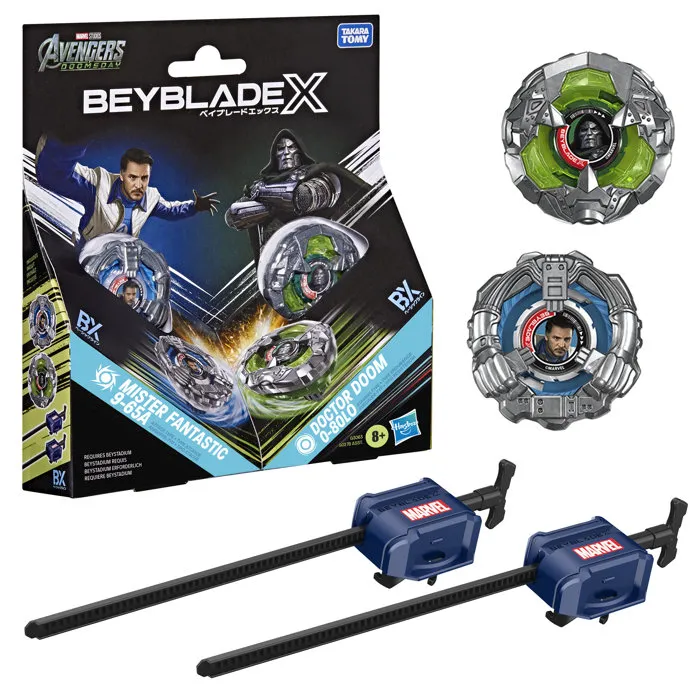 Beyblade X Starter Pack Dual Docteur Doom 0-80LO c. M. Fantastique 9-65A Beyblade X Starter Pack Dual Docteur Doom 0-80LO c. M. Fantastique 9-65A