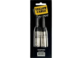 YELLOWCAB Adaptateur 1/4'' Mono mâle à 2 XLR mâle