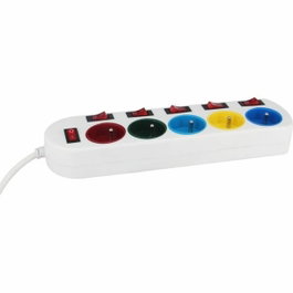 GAO Bloc multiprise 5 prises avec interrupteurs, 16A, 230V
