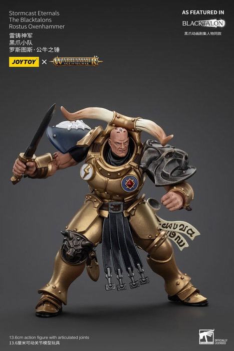 Warhammer Age of Sigmar Actionfigur Stormcast Eternals The Blacktalons Rostus Oxen hammer 20 cm Warhammer Age of Sigmar Actionfigur Stormcast Eternals The Blacktalons Rostus Oxen hammer 20 cm