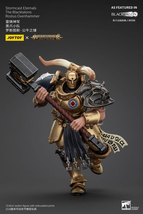 Warhammer Age of Sigmar Actionfigur Stormcast Eternals The Blacktalons Rostus Oxen hammer 20 cm Warhammer Age of Sigmar Actionfigur Stormcast Eternals The Blacktalons Rostus Oxen hammer 20 cm