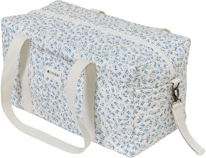 Candide Blueberry - Sac à langer pratique avec attaches poussette et lavable en machine, idéal week-end