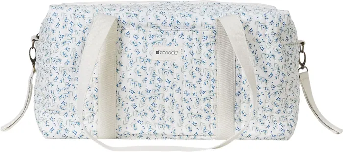 Candide Blueberry - Sac à langer pratique avec attaches poussette et lavable en machine, idéal week-end