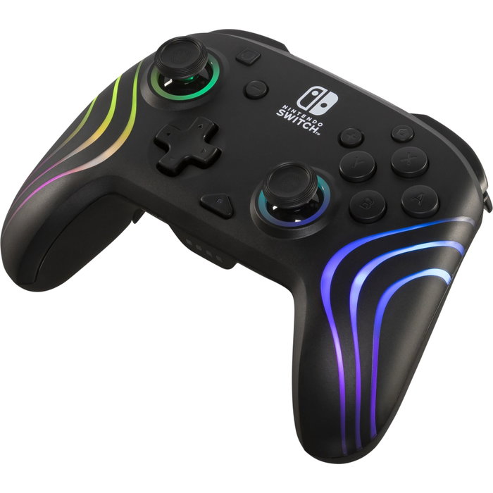 PDP Afterglow Wave Wireless Controller Noir pour Nintendo Switch