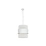 Home ESPRIT Suspension Blanc Bois Métal Fer 50 W 51 x 60 x 69 cm