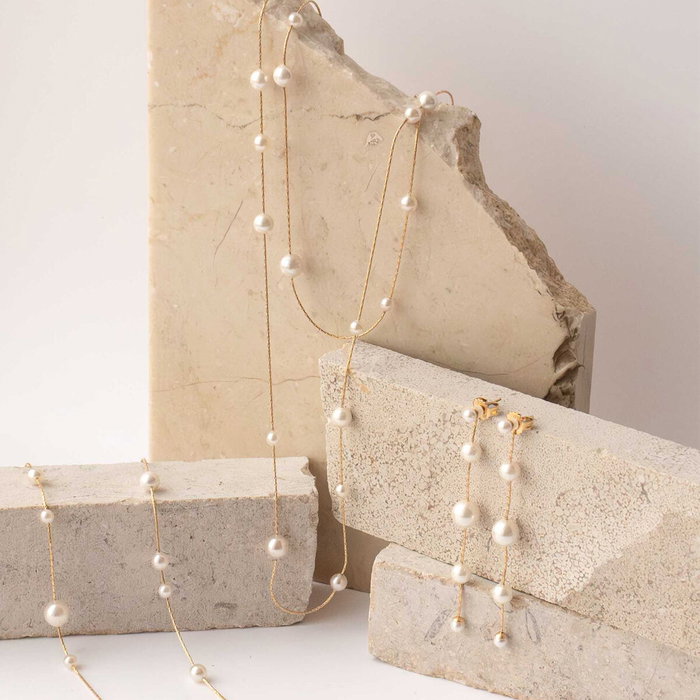 Boucles d´oreilles Femme Majorica 17292.01.1.E00.906.1 Blanc Doré