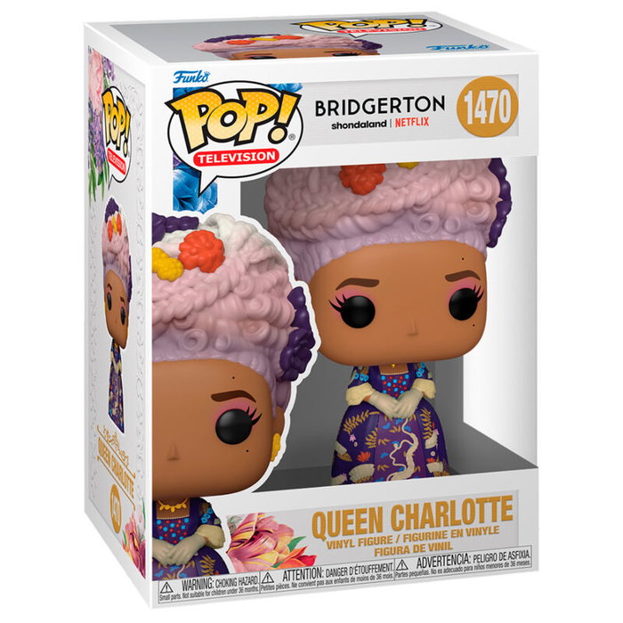 Funko Pop Vinyl Figura Bridgerton Queen Charlotte - Figurine Collectible de 9 cm avec Boîte Cadeau Funko Pop Vinyl Figura Bridgerton Queen Charlotte - Figurine Collectible de 9 cm avec Boîte Cadeau
