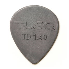 Graphtech Tusq Tear Drop Pick 1.4mm Gris Deep Lot de 6