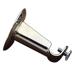 ORYX Support barre Ø 12 mm chromé frontal rond