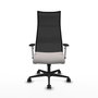 Piqueras y Crespo Chaise de Bureau Albacete Blanc et Noir
