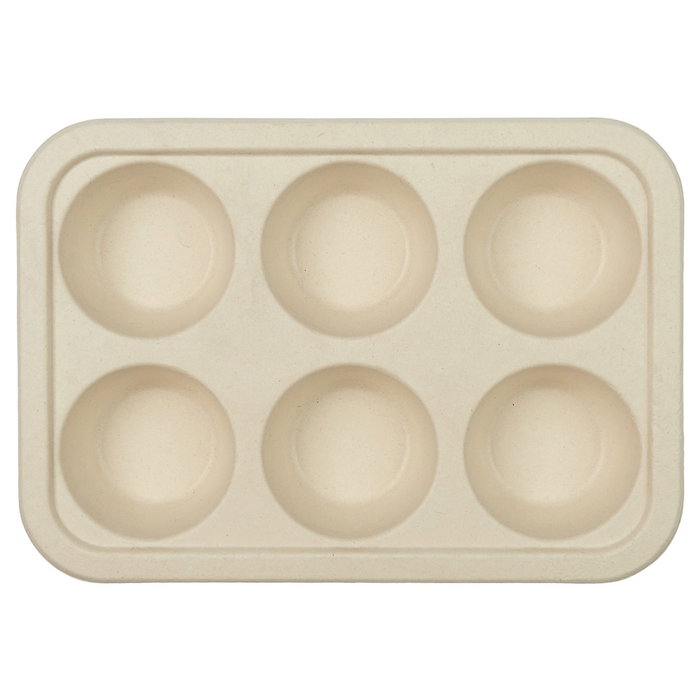 Lily Cook Set de 4 moules pour 6 muffins de 7 cm de diamètre