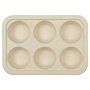 Lily Cook Set de 4 moules pour 6 muffins de 7 cm de diamètre