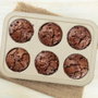 Lily Cook Set de 4 moules pour 6 muffins de 7 cm de diamètre