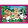 Ravensburger CreArt Kids Lapins dans le pré, Kit de peinture par numéros