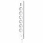 QUARX Multiprise 6 Prises avec 3 Ports USB et Interrupteur (1,5 m)