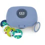 Monbento - Boite a Gouter MB Gram - Snack box hermétique compacte 600 ml sans BPA, couleur Bleu Infinity, pastilles interchangeables