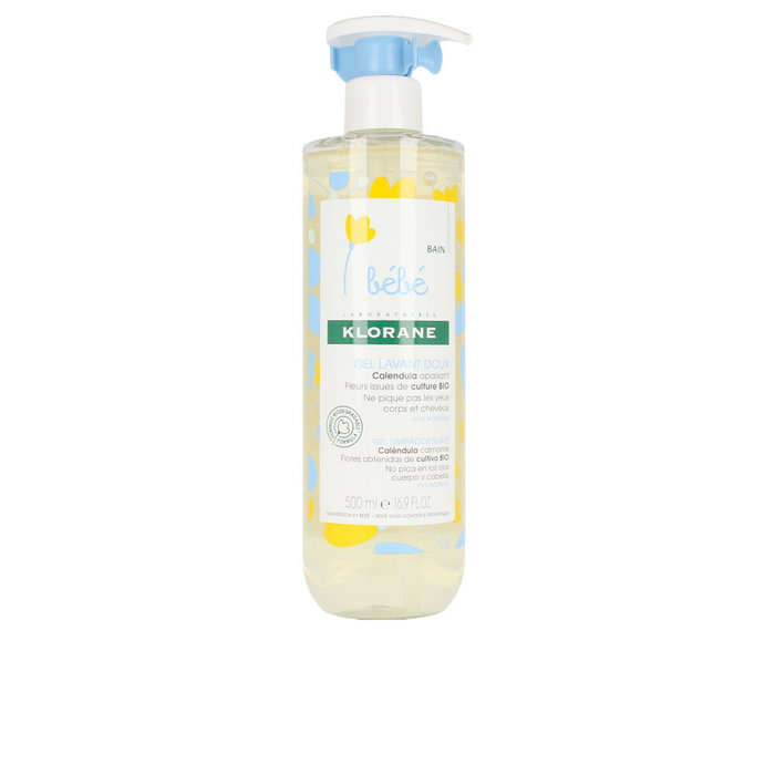Klorane BÉBÉ Gel lavant doux cheveux et corps 500 ml