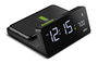 Braun BC-21-B Réveil digital avec charge sans fil 10 W et écran LCD VA, noir